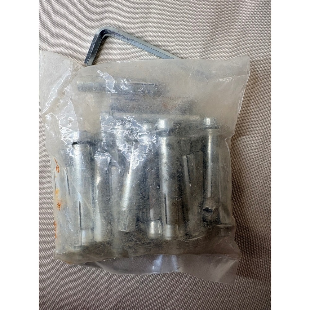 Heavy Duty Concrete Sleeve Expansion Anchors Set with Hex Key Wrench Bulk Pack